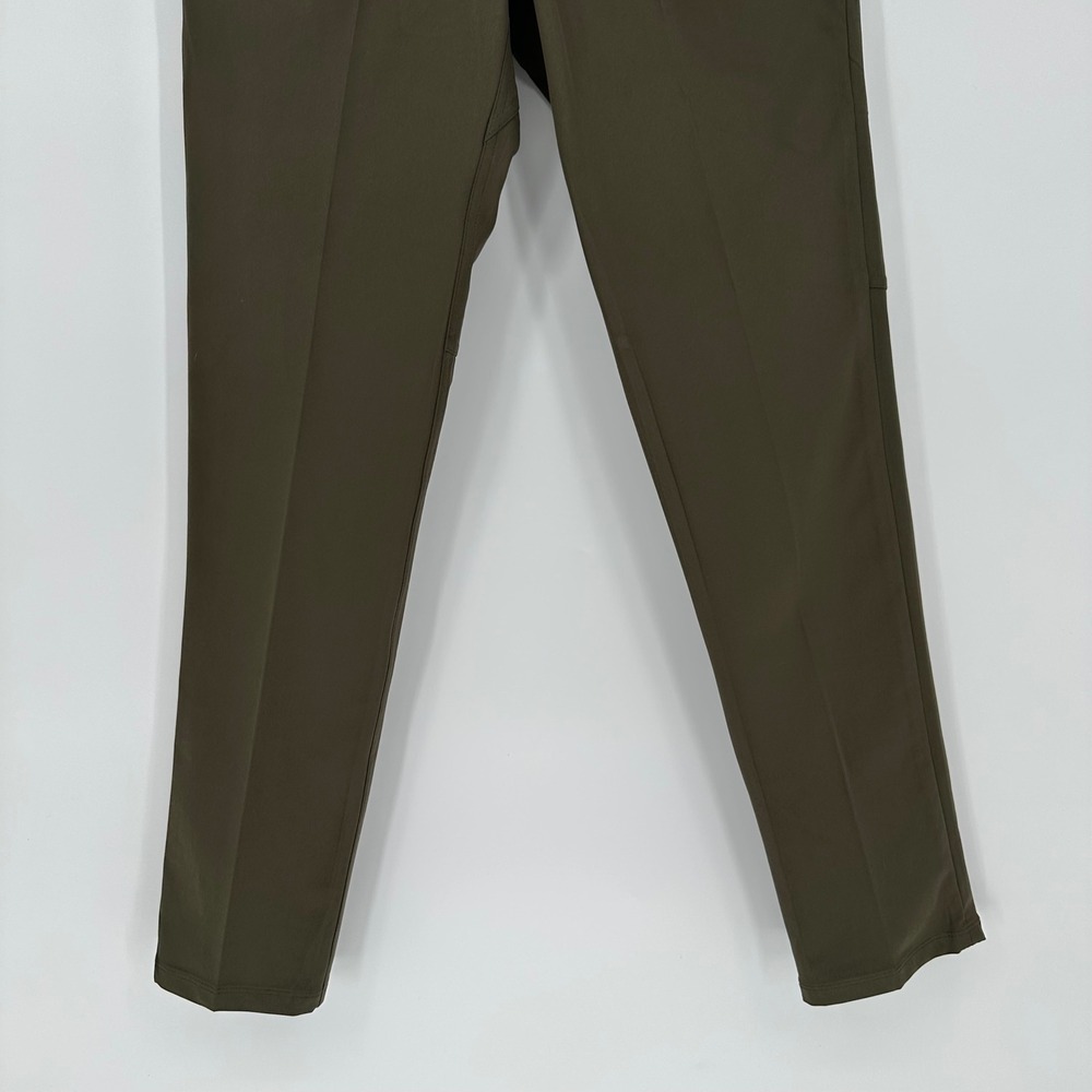 Lululemon ABC Slim Fit 5 Pocket Olive Green Stretchy Slim Pant  Men's 31x30 - Picture 3 of 8